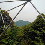 鉄塔の間に鎌倉山