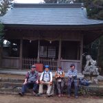 丹生山山頂の神社にて