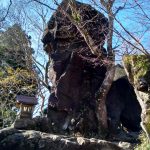 北斗岩と小原木神社